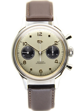 Retro Business Mens Chronograph Watch 19 zuan 1901 Seagull