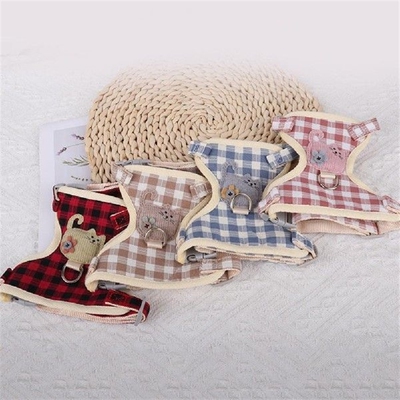 1 Set Fashionable Pet Leashes Set Safe Cat Harness Cartoon