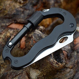 Carabiner Hook Screwdriver Bottle Opener defensa personal Ta