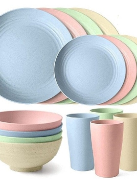 28 Pcs Camping Set, Lightweight Kitchen Cutlery