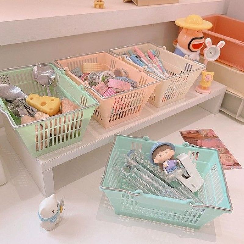 Kids Toys Storage Basket Plastic Hollow Storage Box