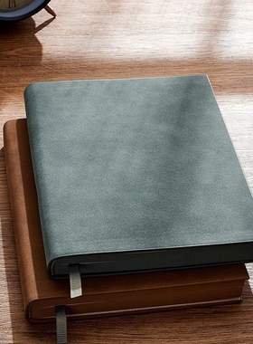 Simple Retro notebook Leather Notepad thickened blank diary