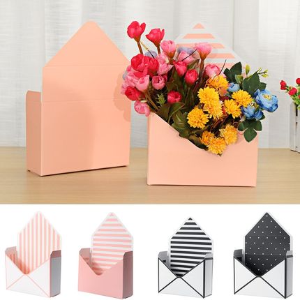 12Pcs/Set Bouquet Gift Box Envelope Flower Boxes Hand Holds