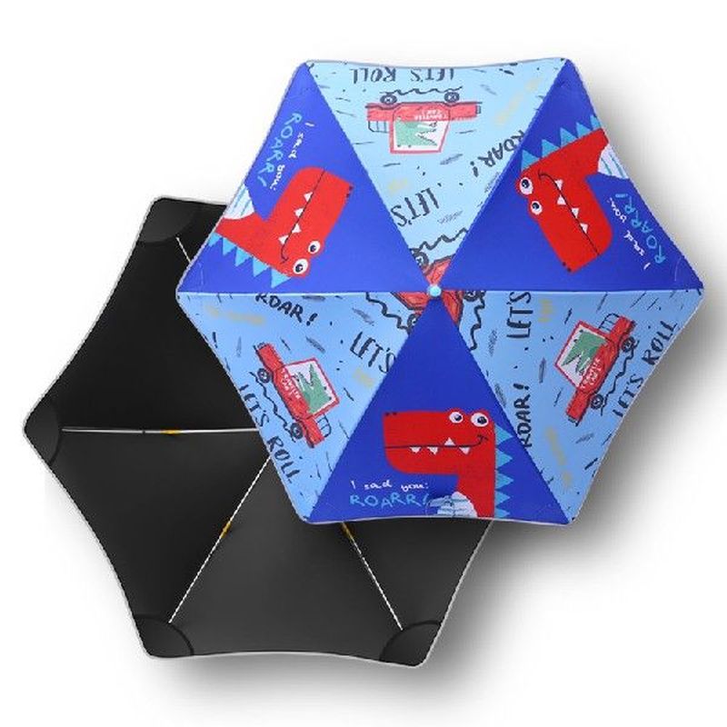 cartoon children's umbrella straight bone long handl