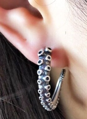 Regalrock Gothic Octopus Tentacles Stud Punk Tails Boho Cut