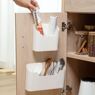 In the kitchen cabinets, the kitchen wall is closed to the p