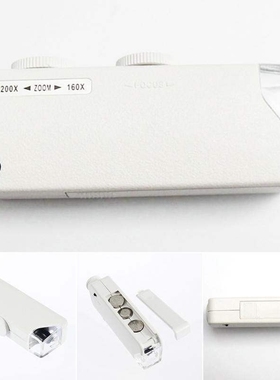 Hot Sale 160-200X Adjustment Handheld Portable LED Microscop