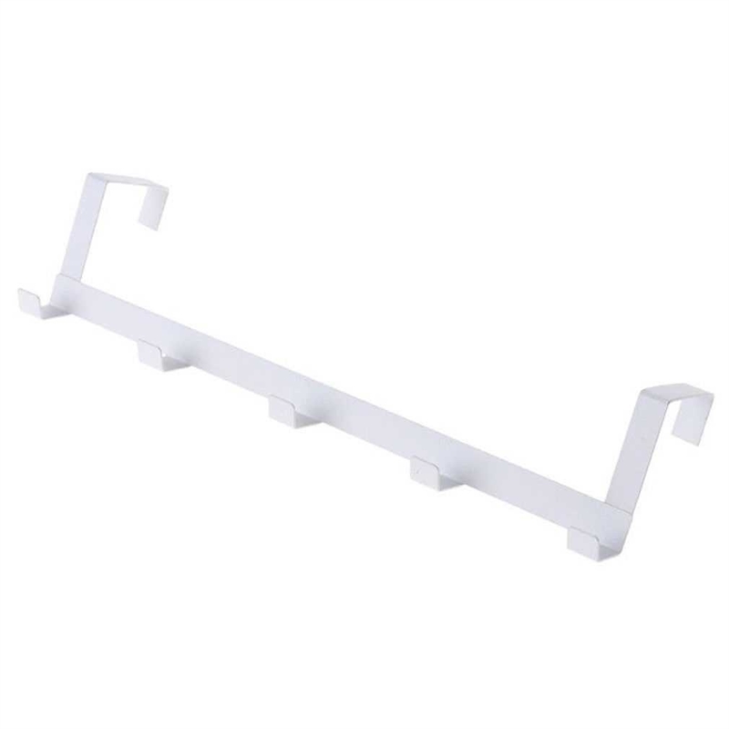 Durable Over the door hooks chrome wash room coat hanger clo