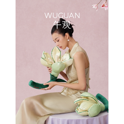 午观玉兰沙发卧室装饰摆件