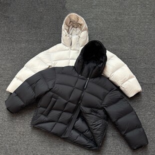 300克 高充绒量云朵泡芙羽绒服情侣男连帽高蓬御寒面包服羽绒外套