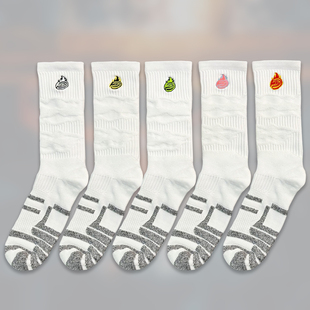 篮球袜美式实战精英袜男款NICE炼丹3.0运动袜高帮防滑包裹性袜子