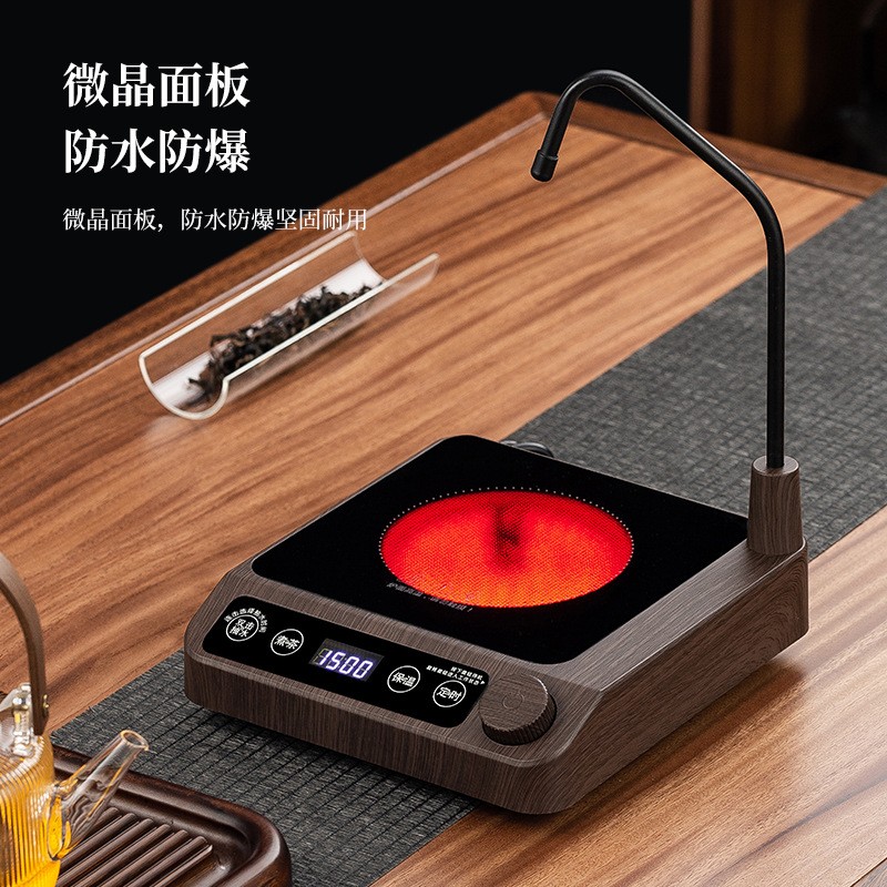 功夫茶具套装新款自动上水电陶炉煮茶壶煮茶器玻璃烧水壶泡茶专用