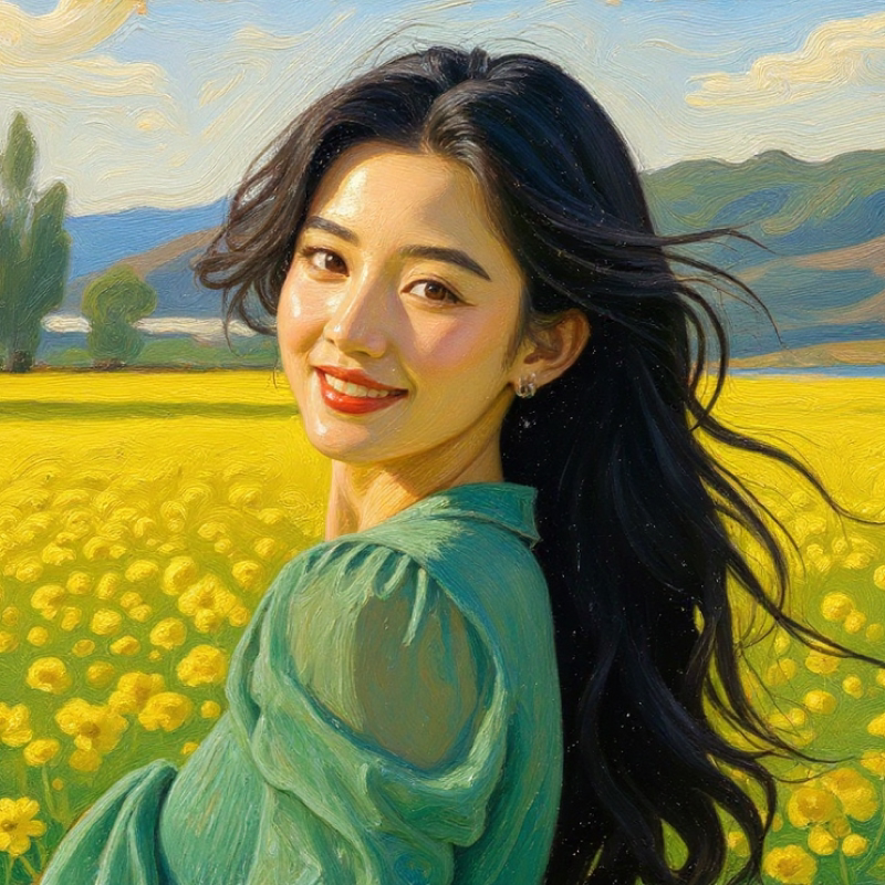 油画水彩水粉风格照片定制