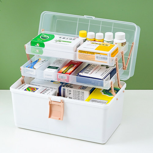 大容量医药箱多层儿童药品小药盒