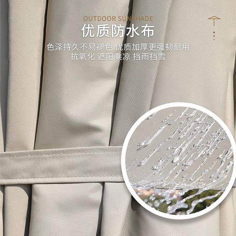 户外园阳伞咖729啡室外摆摊遮伞露营太阳伞厅中柱伞沙滩婚礼花庭