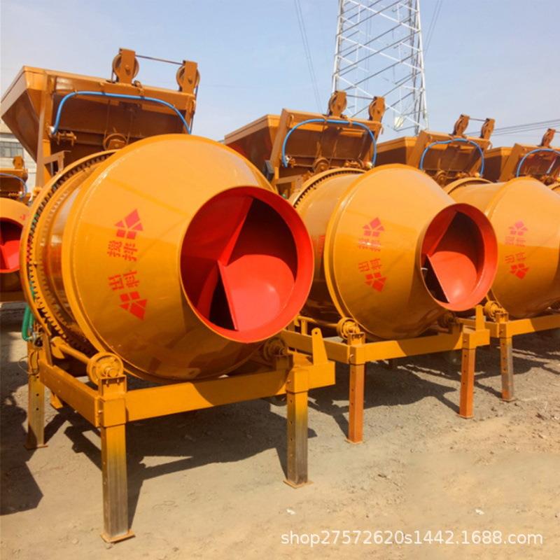 现货泥JZ移拌动式小型搅机 混凝土搅拌M机 摩742擦爬梯式水砂浆机