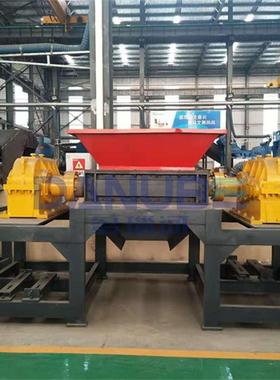 工业固废撕碎机 铝合金断回桥料撕机 FFQ轻质垃圾破碎物打碎包收