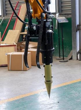 厂供应家小 型挖石掘机HOI带劈木机液压履带式钩机带劈器 型号齐