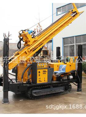 FY00B履带液压水钻机 00米气动水井钻机快速3打FY400井气3动履带