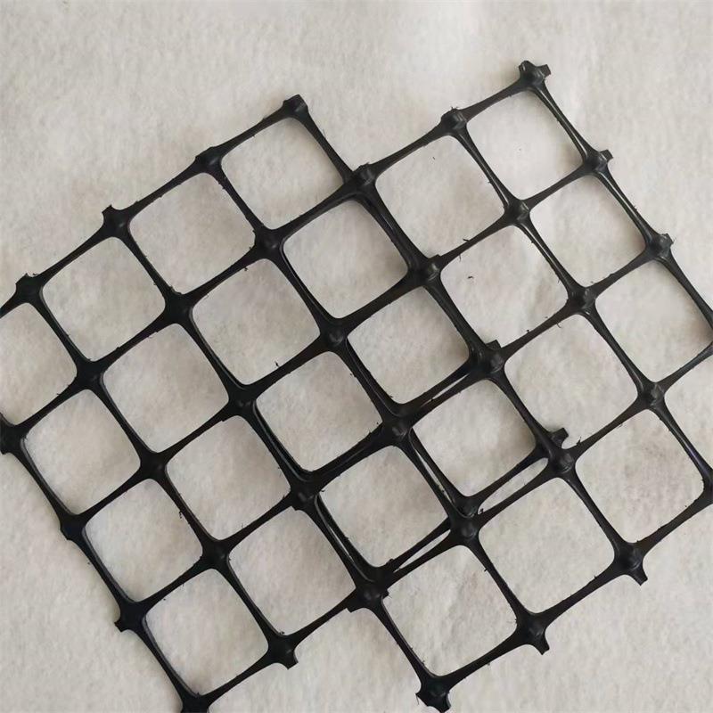 向拉伸塑料PTC格栅公路路S加筋铁标TG双G塑料格栅50KN双向基土工