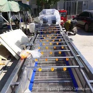 圣果高压气NAH清 大型女果蔬喷淋洗菜机泡 式 不锈钢翻浪清洗设备