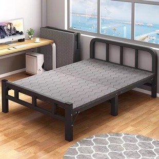 折叠床单人床家用加床成人1.2米简易小床宿舍午休办公室硬板铁床