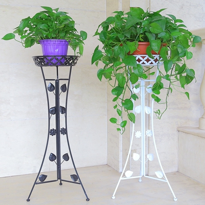 绿箩专用花架欧式铁艺阳台花架室内客厅花架地面绿萝吊兰花盆架落