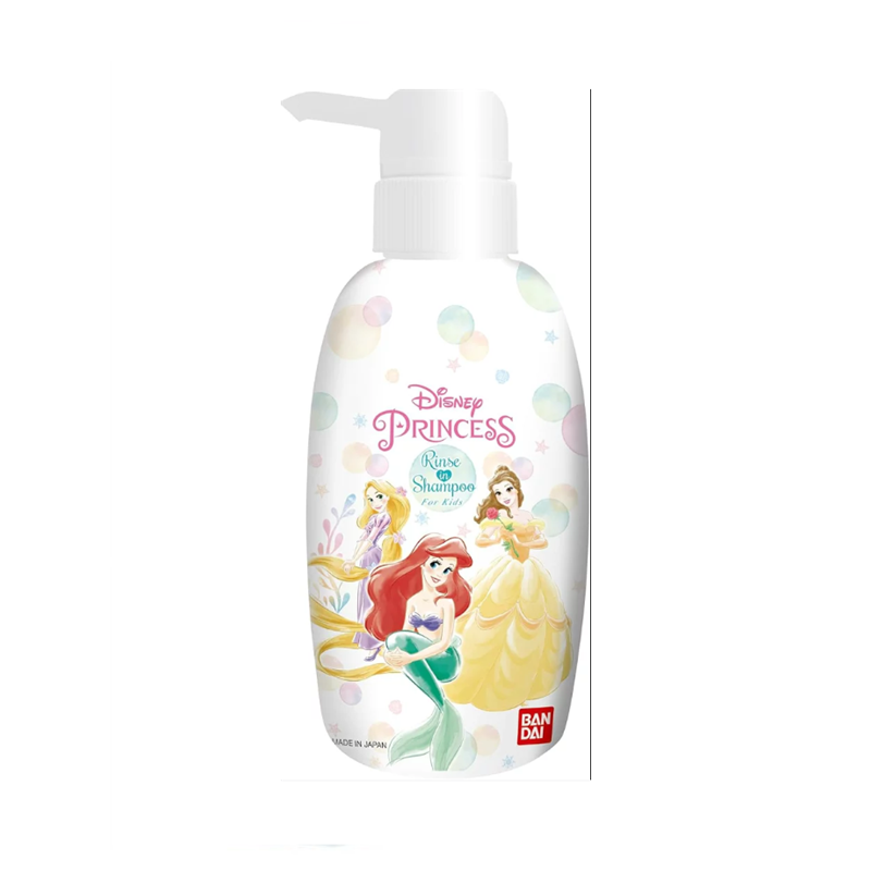 日本万代儿童二合一洗发水300ml 迪士尼公主美人鱼
