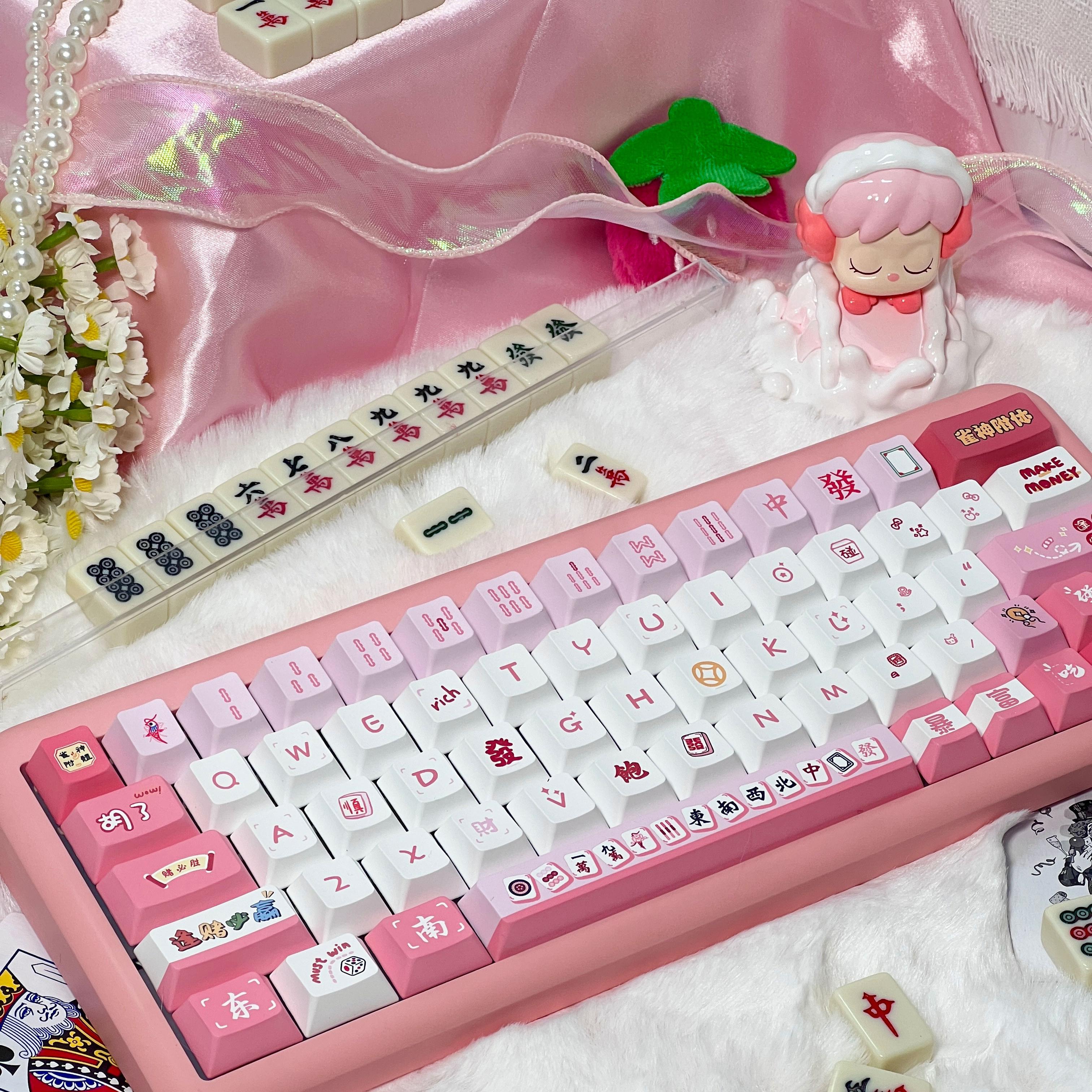 嗨元创雀神附体原厂侧刻QX3机械键盘键帽PBT全五面热升华矮轴键帽