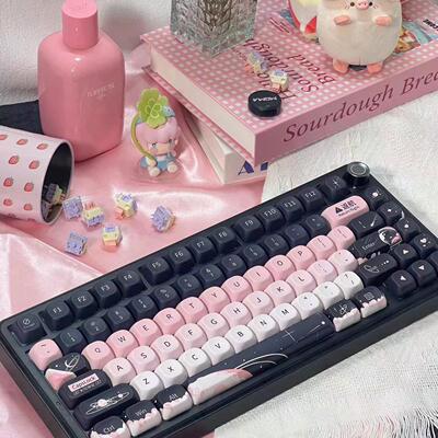 嗨元创星球逃逸原厂机械键盘键帽PBT全五面热升华120键moa