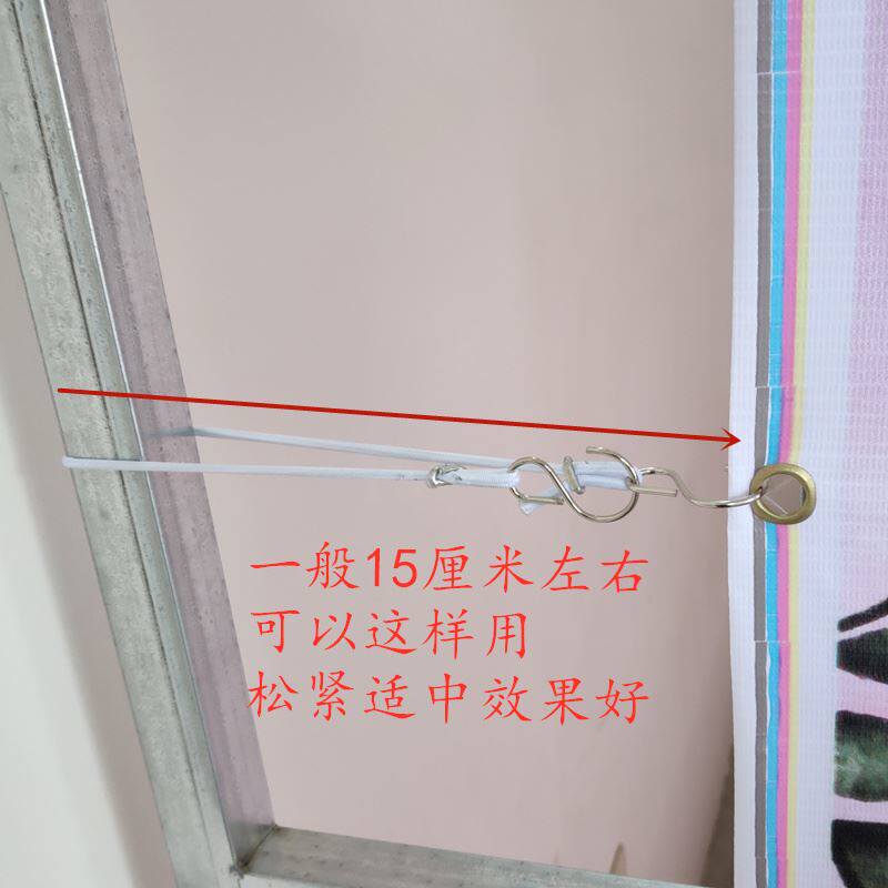 婚庆婚礼道具用品背景架桁架展架喷绘布专用神器皮筋弹簧弹力挂钩