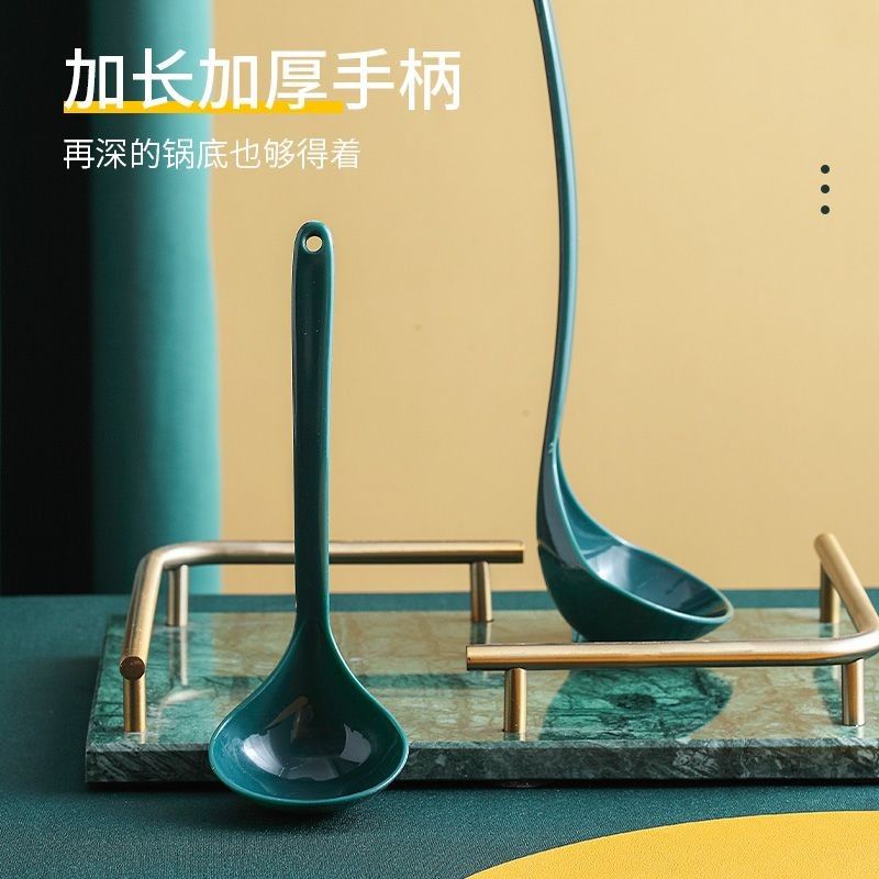 加长手柄大汤勺粥勺喝款