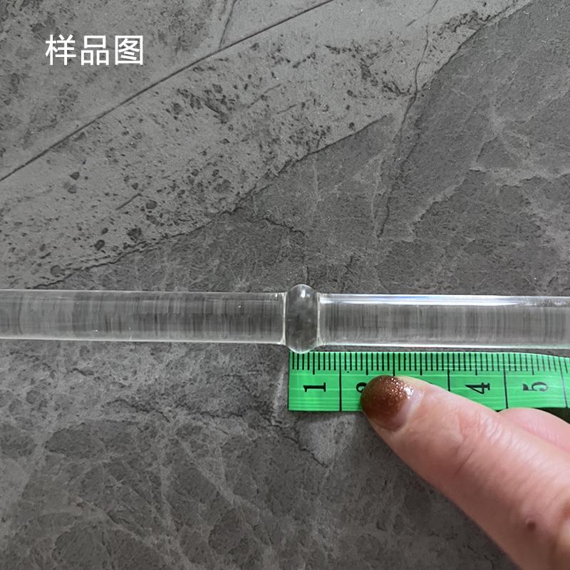 玻璃灯棒定制玻璃杯配件高硼硅实心玻璃棒配件耐高温耐腐蚀玻璃棒