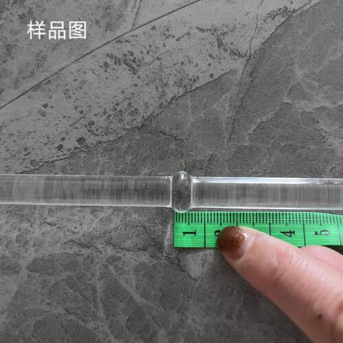 玻璃灯棒定制玻璃杯配件高硼硅实心玻璃棒配件耐高温耐腐蚀玻璃棒