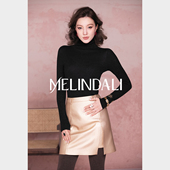 心机皮裙 复古通勤老钱风环保蛋白皮修身 MELINDA 直筒短款 裙