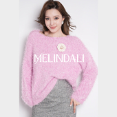 茸茸 法式 MELINDA 小香风细闪流苏长羽毛纱跳舞纱毛衣开衫