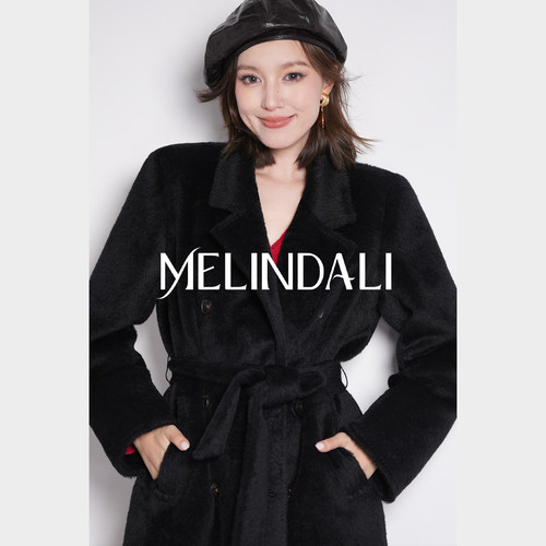MELINDA LI【挚爱苏力2.0】秘鲁Alpaca羊驼毛长款毛苏力毛呢大衣