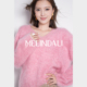 MELINDA 针织毛衣 重磅100山羊绒拉毛V领套头羊绒衫 至柔拉绒