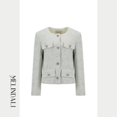 Melinda 氛围感穿搭 新年限定进口珠片小香风套装 水晶晚宴