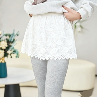 蕾丝小屁帘下摆冬季半身裙卫衣打底遮屁股臀叠穿内毛衣裙罩女