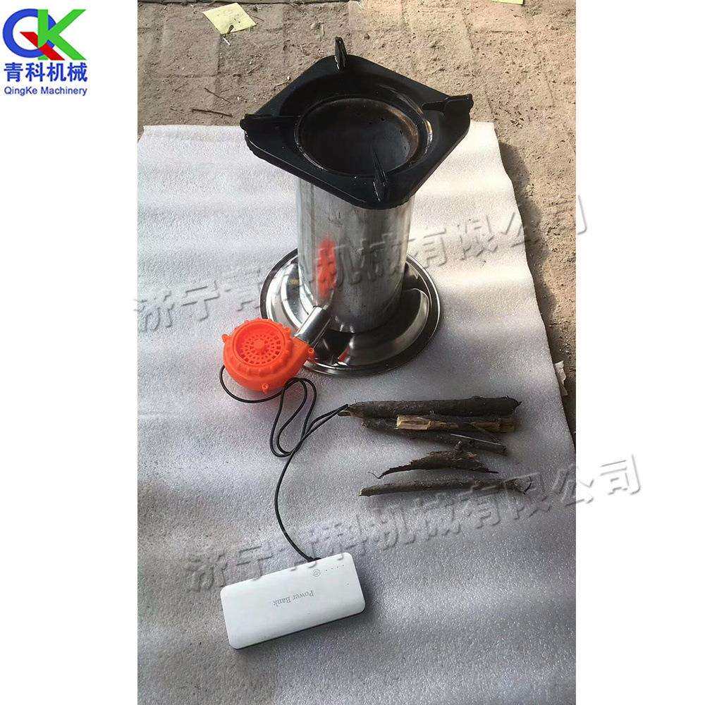 云贵山区烧水气化炉带鼓风农村家用柴火炉冬季取暖做饭便携炉