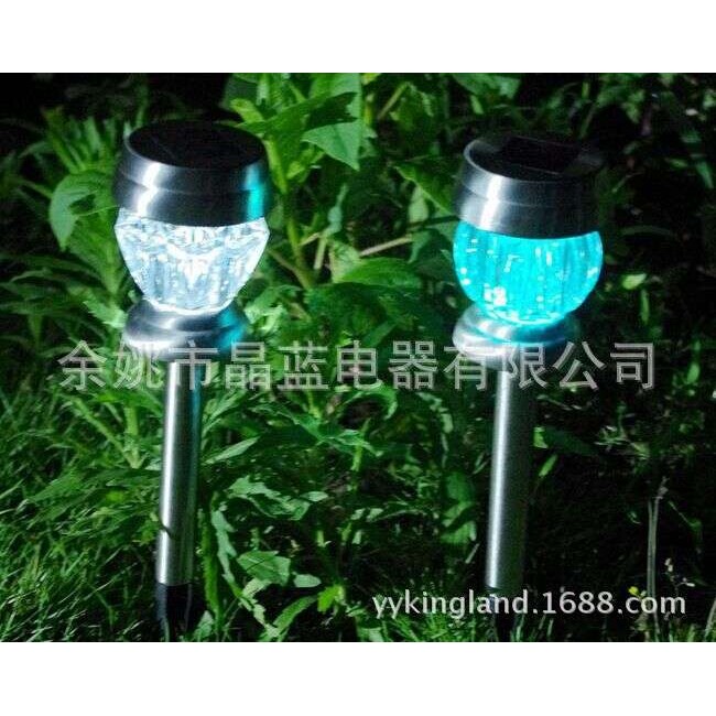 晶蓝电器 太阳能灯 草坪灯 不锈钢灯 地埋灯 庭院灯 led花园灯