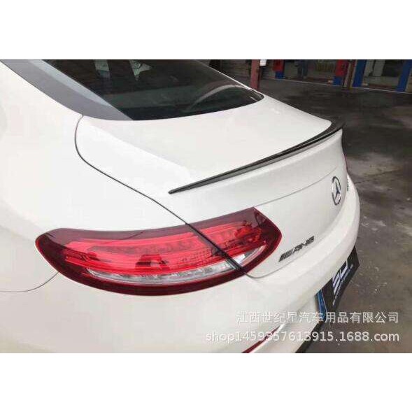 适用于奔驰c级coupe尾翼w205尾翼两门w205coupe改装尾翼晴雨挡