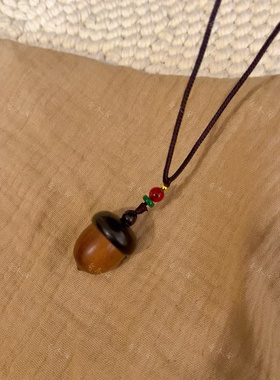 不锈钢大理石吊坠 【奇木舍】松果吊坠