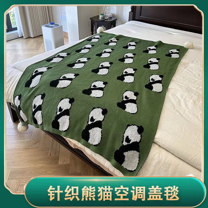 毯针织毯沙发休闲毛毯民宿装饰搭毯空调毯毯in风搭毯柔软