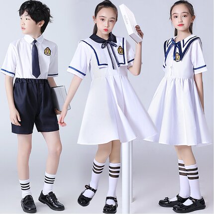 六一儿童表演服中小学生夏季诗歌朗诵歌咏比赛大合唱服毕业照班服