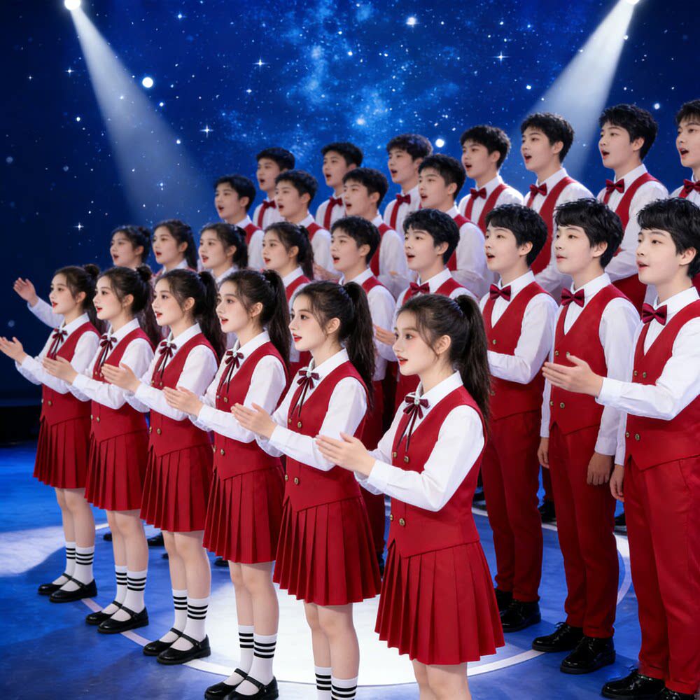 国庆儿童中小学生爱合唱演