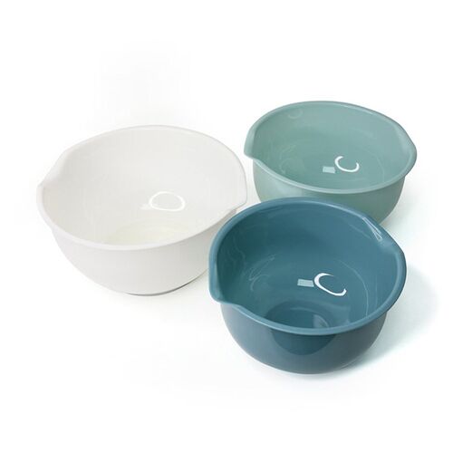 3 PCS Mixing Bowls Multi-purpose Plastic Mixing Bowl Salad B