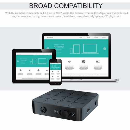 USB Stereo Music Wireless Adapter KN321 AUX Bluetooth 5.0 Au
