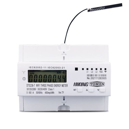 3 Phase 60A remote control wifi smart Din rail energy meter